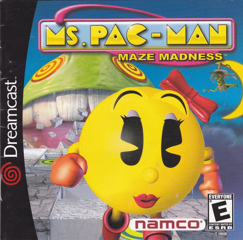 Ms. Pac-Man Maze Madness box art for Sega Dreamcast